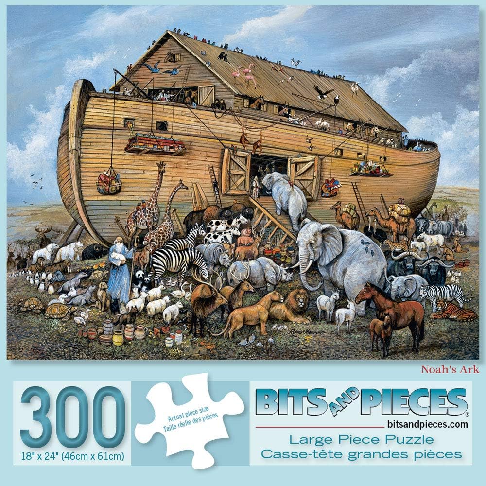 Bits And Pieces 300 Piece Jigsaw Puzzle For Adults Noahs Ark 300 
