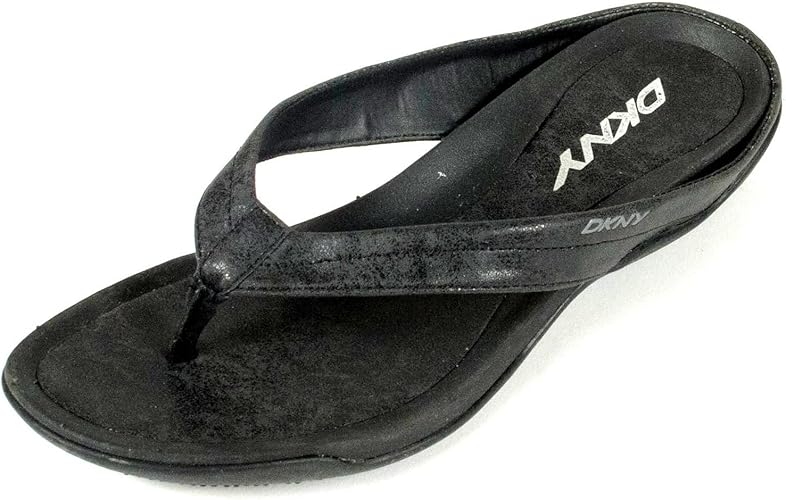 donna karan flip flops