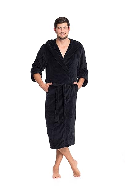 ZOLLNER Bademantel für Damen und Herren, Größe S-XXL, viele Farben, 122