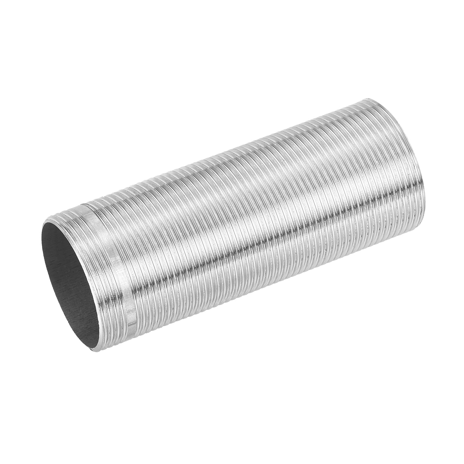 uxcell 1 Pcs Faucet Extension Tubes, 3.15" x 1.24" Faucet Mount Extension Shank Handle Stainless Steel Basin Faucet Mounting Accessories Fixed Foot for Bathroom and Kitchen Faucets