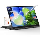 HP OmniBook X Flip 2-in-1 16" 2K Touchscreen Laptop,Intel Ultra 7,Arc 140V | Copilot+ Bussiness Laptop PC,16GB RAM 512GB SSD, Win 11 Home, with Pen and Lifetime Office,for Creators,Designers