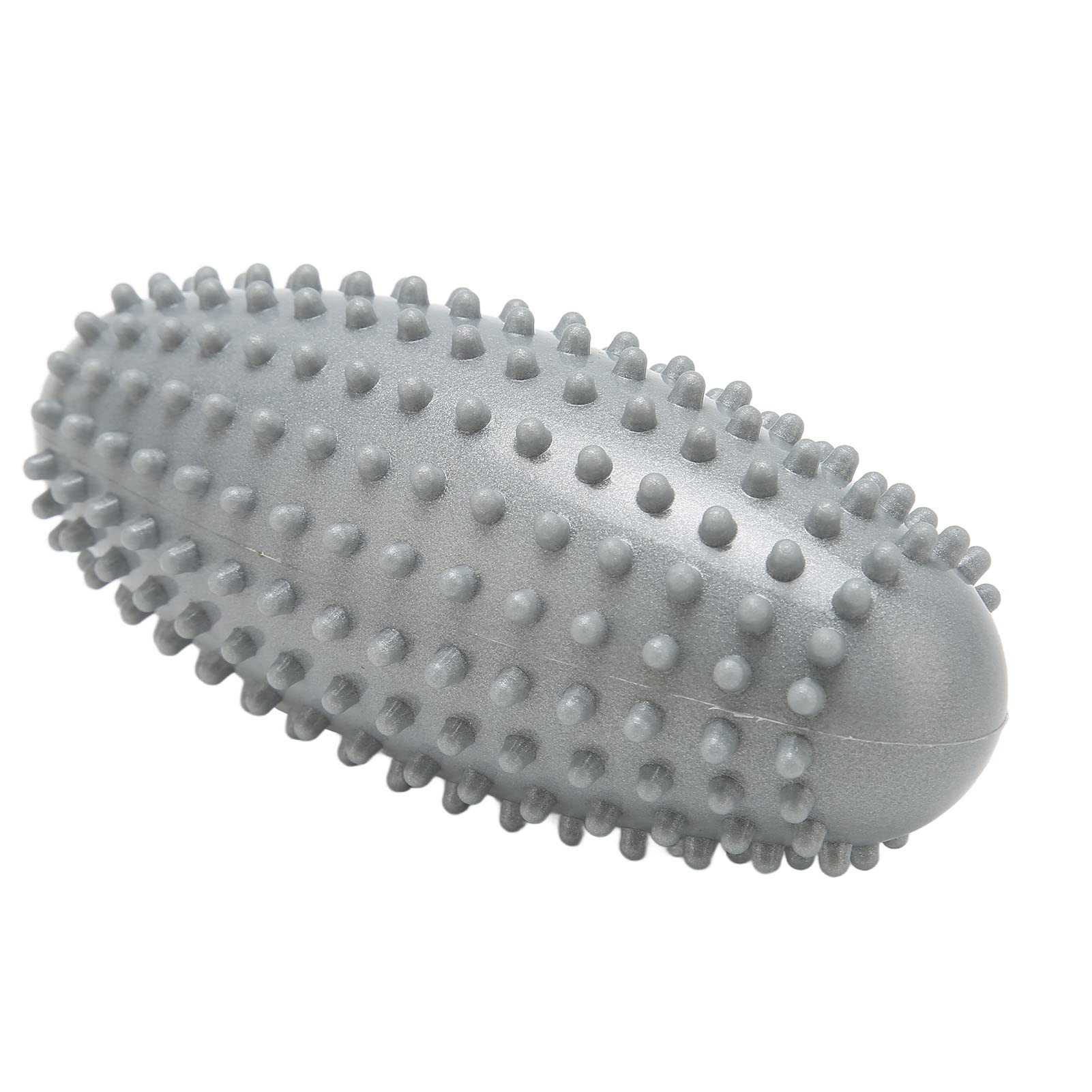 Massage Ball, Portable Size PVC Spiky Outer Layer Foot Massage Roller Light Weight for Plantar Fasciitis (Grey)