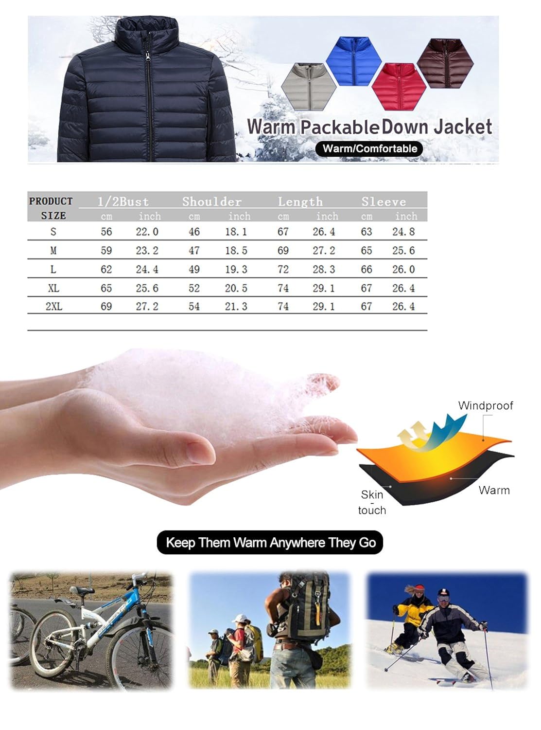 doudoune printemps homme