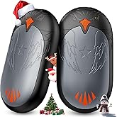 Magnetic Hand Warmers Rechargeable 2 Pack, Ergonomic Electric Hand Warmer, Up to 24hrs, Pocket Size Handwarmers,Warm Gifts for Raynauds, Golf, Men Women