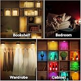 Onumii Battery LED Under Cabinet Lights 6 Pack RGB with Remote Black view 3