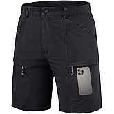 TACVASEN Men's Hiking Cargo Shorts 10" Quick Dry Lightweight Stretch Dress Shorts Outdoor Golf Travel with 5 Pockets