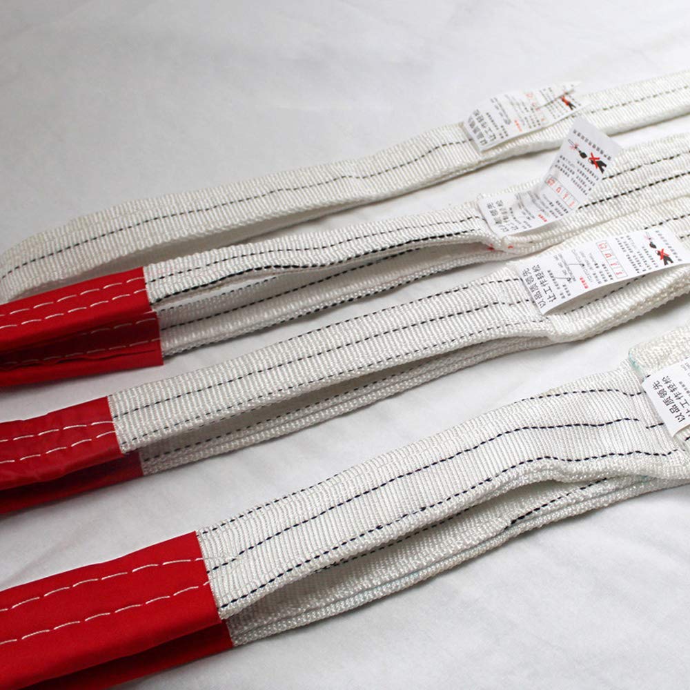 Powerful Tools Duplex Webbing Lifting Sling Strap, 2/3T, 2M, Polypropylene, White, 2T 2M - Image 5