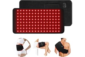 LOVTRAVEL New 120pcs LED 660nm Red Light and 850nm Near Infrared Light Therapy Devices Large Pads Wearable Wrap for Pain
