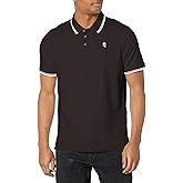 KARL LAGERFELD Paris Men's Sportswear Polo,Black,X-Large