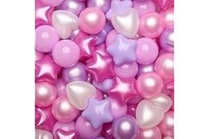 GOGOSO Ball Pits Balls Toddlers 50 100 200 500 Plastics Shape Ball Non-Phthalate Non-BPA Non-Toxic 2.2-Inch Crush Proof Play Balls