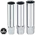 Feekoon 3 Pack 10 Spline Lug Nut Key Replacement for TA20-17/19, TA20-19/21 and TA23-21/22, Compatible with Bimecc 10-Spline Lug Nut and Lug Bolts, Small and Large SUV Key with Hex Drive, Steel
