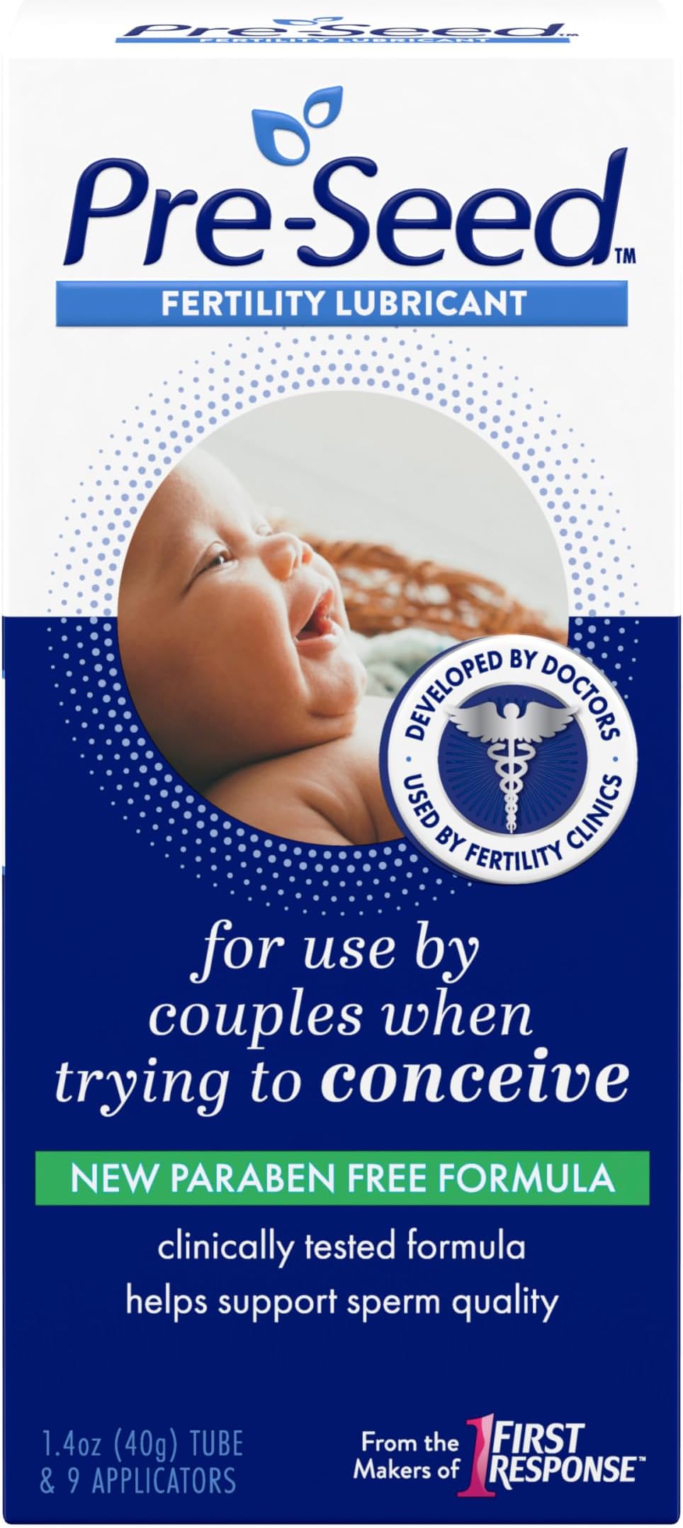 PRE-SEED Pre-Seed Fertility-Friendly Vaginal Lubricant 40g 9 Applicators