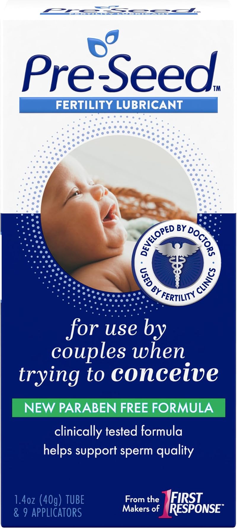PRE-SEED Pre-Seed Fertility-Friendly Vaginal Lubricant 40g 9 Applicators