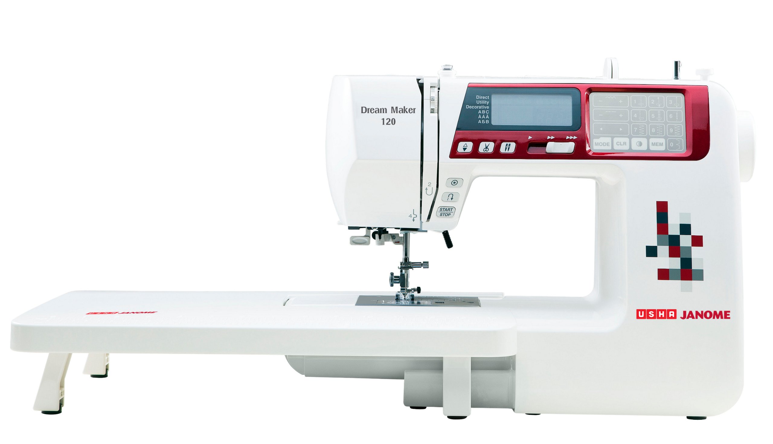 Buy Usha Janome Dream Maker 120 Automatic ZigZag Computerized Sewing