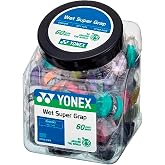 YONEX Super Grap Overgrip 60 Count Bucket | Durable Lightweight Replacement Tennis &amp; Badminton Racquet Grips in Multipacks | Maximum Control, Feel &amp; Protection