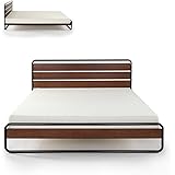 Zinus Horizon Metal & Wood Platform Bed with Wood Slat Support, Queen