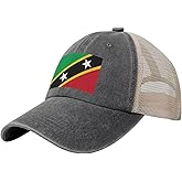 Cute Flag Mesh Baseball Cap for Men Women Adjustable Baseball Trucker Hat Caps Outdoor Sun hat