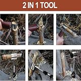Rayeeley Hand Auger Wrench Wood Drill Scotch Eye Manual Bit Holster Camping view 8