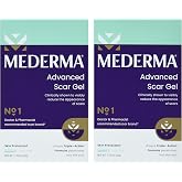 Mederma Advanced Scar Gel 1x Daily Reduces The Appearance of Old New Scars #1 Doctor Pharmacist Recommended Brand for Scars 1.76oz, Clear, 100g (2x50g)