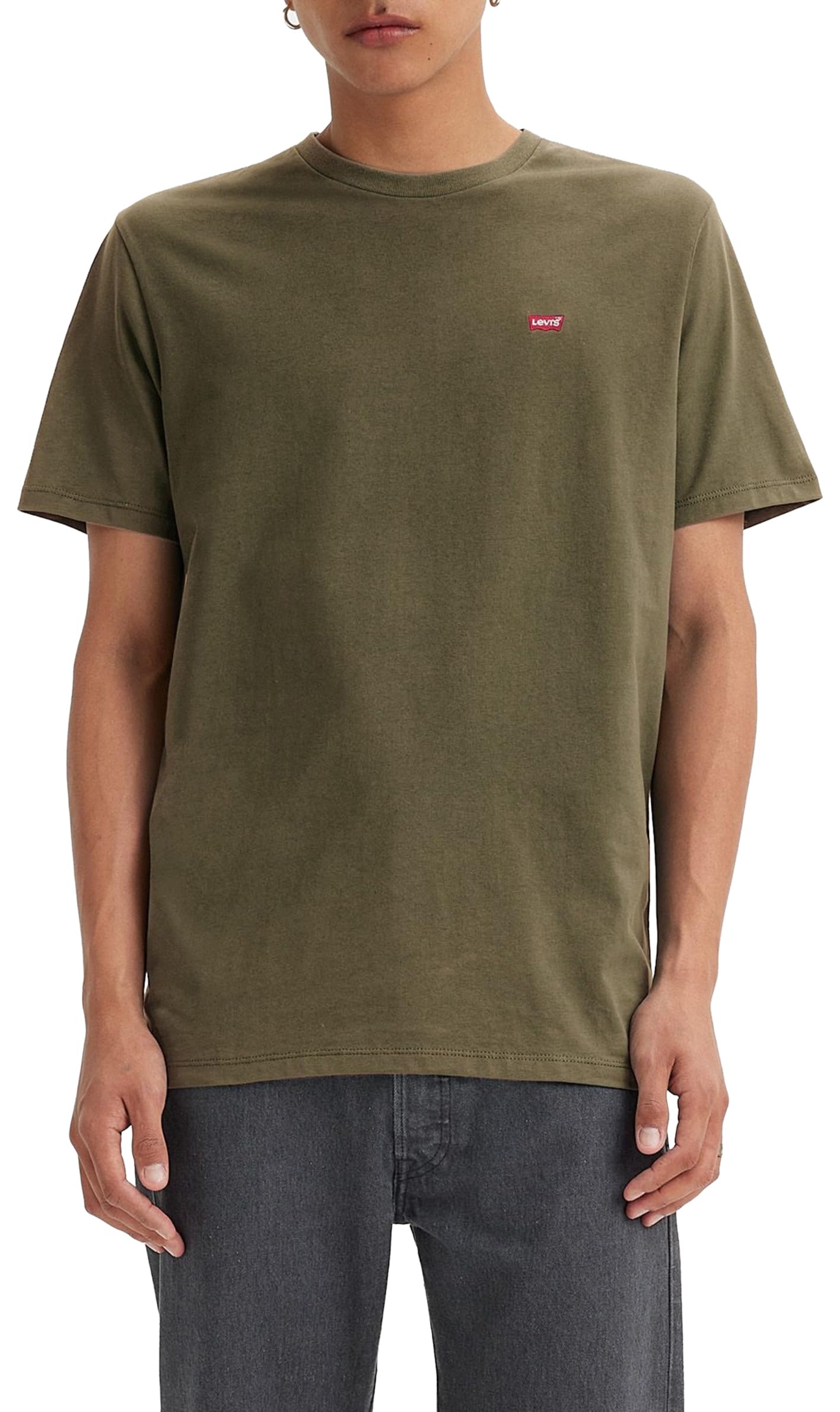 Levi's Herren Ss Original Housemark Tee T-Shirt,Olive Night,XL