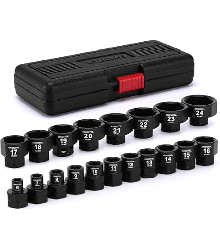 Astro Pneumatic Nano-Steckschlüsseleinsätze 11-teilig – Niedrigprofil Für 1/2" Antrieb, SAE