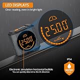 Neoteck Digital Angle Finder Level Protractor Bevel Gauge Magnetic Base LED view 2