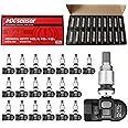 Autel TPMS Sensors, Programmable Mx Sensor for Tire Pressure,315MHz + 433MHz,Press-in OE-Level(20 pcs, Metal valves) Programmed by TS508 TS408 TS508WF TS608 MS906TS ITS600PRO MS906PRO-TS