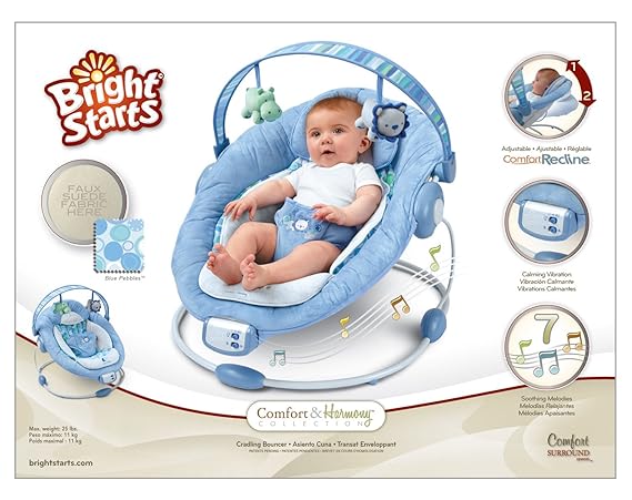 bright starts comfort and harmony bouncer