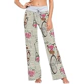 Naanle Women's Trendy Funny Pattern Girls Comfy Casual Pajama Pants Large Soft Drawstring Yoga Lounge & Sleepwear Bottom