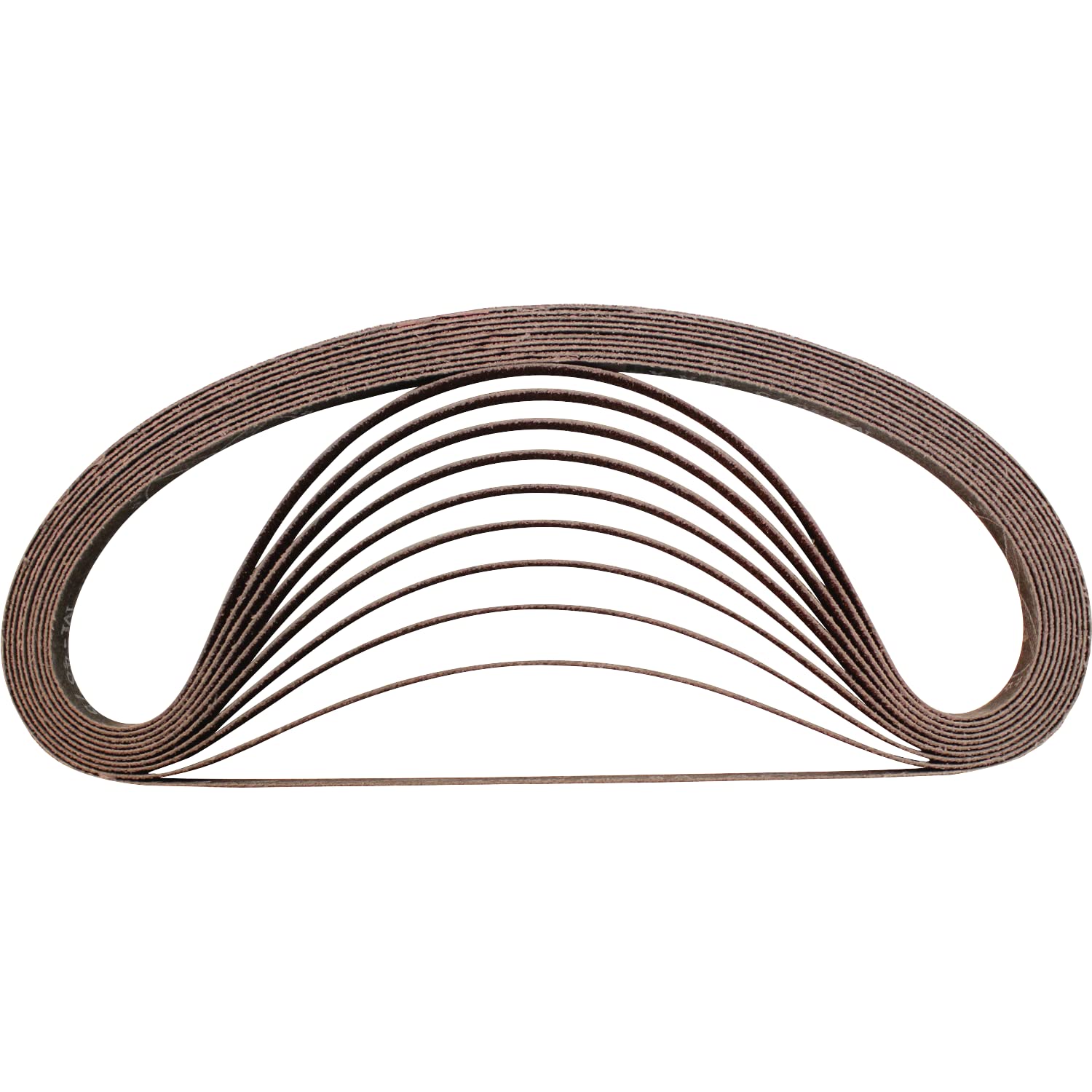 Makita A-34475 3/8-Inch X 21-Inch Abrasive Sanding Belt 100 Grit - 10 Pack