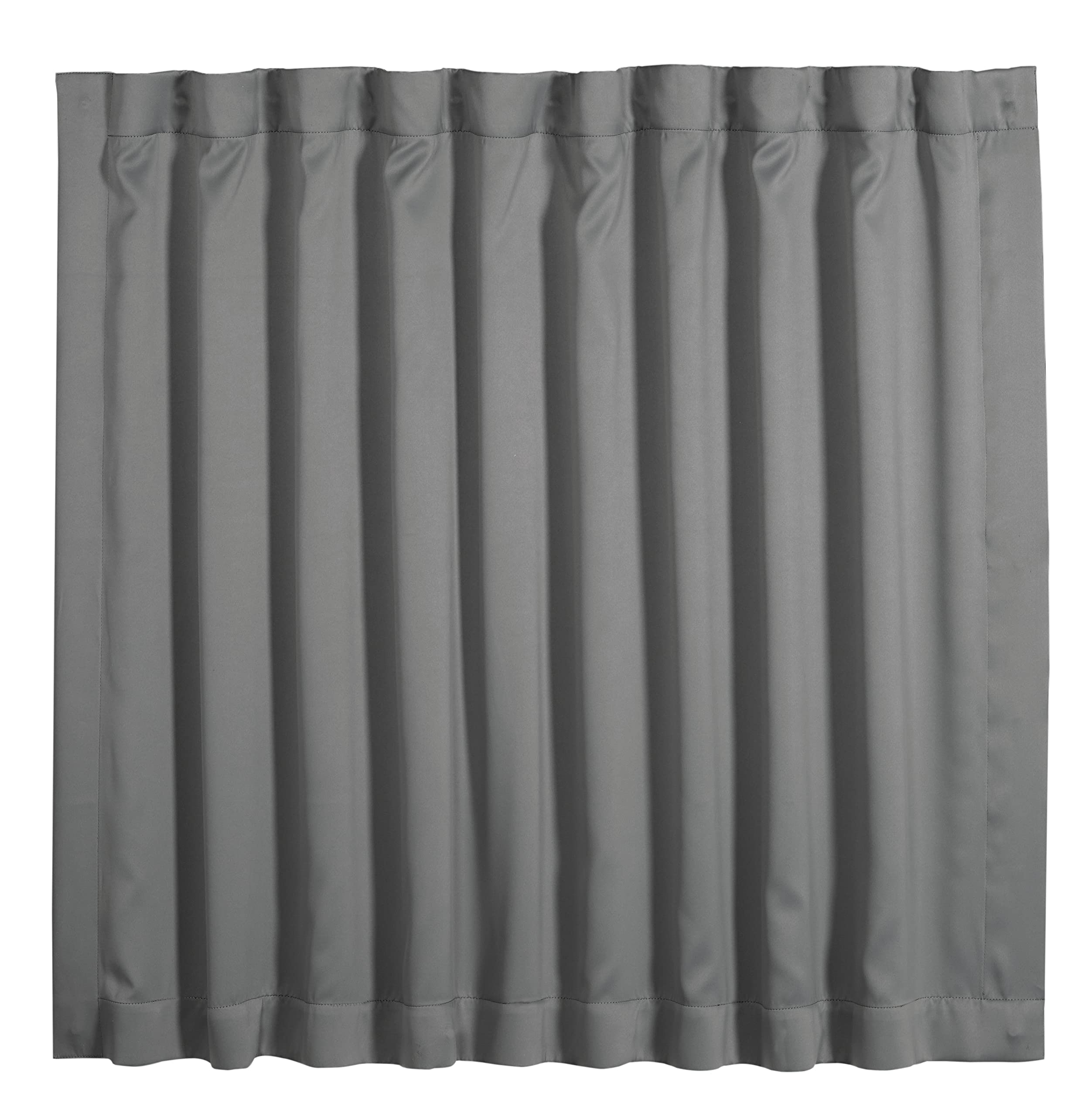 Gardinia Blackout Curtain with Suction Cups for Glass and Smooth Surfaces, Blackout and Opaque, Travel Curtain, Curtain in Grey, 200 x 130 cm