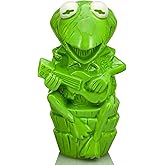 Geeki Tikis The Muppets Kermit the Frog Ceramic Mug | Party Cocktail Tumbler For Liquor and Beverages | Holds 16 Ounces