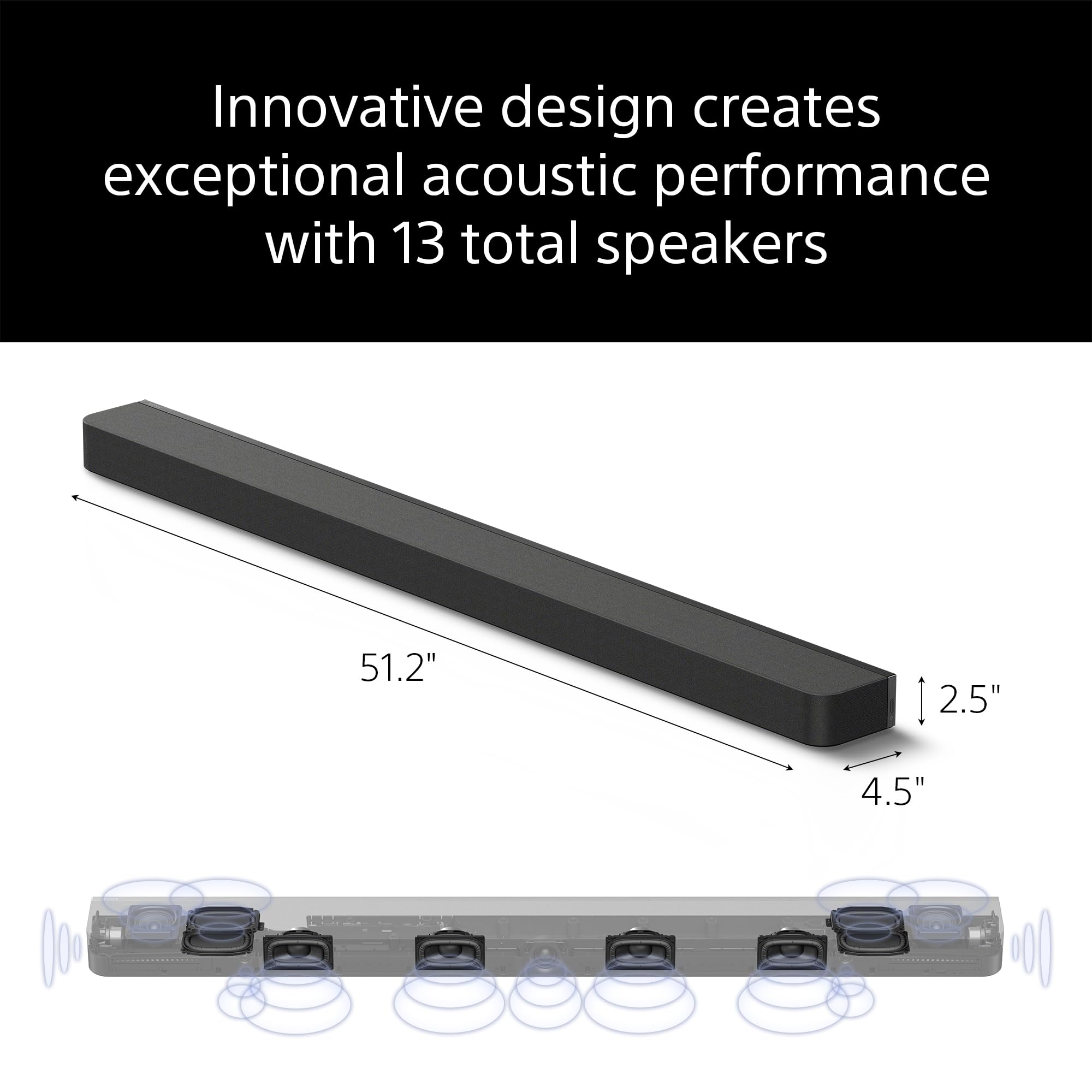 Sony BRAVIA Theater Bar 9 Sound Bar and SA-SW5 Wireless Subwoofer