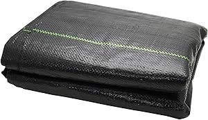JARDTEC 6 1/2 ft x 33ft Landscape Fabric - Heavy Duty UV Resistant Weed Barrier Fabric Ground Cover for Flower Bed, Yard, Green House Outdoor