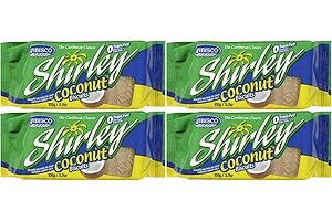 VALUBNDL: Shirley Coconut Biscuits (4-Pack) – Bulk 420g Total (105g Packs) – Classic Creamy Caribbean Cookies – VALUBNDL Sign