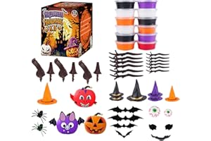 Halloween Kit - Miniature Modelling Clay Set - Favourite Modelling Supplies for Home School Kindergarten Classroom Boys Girls