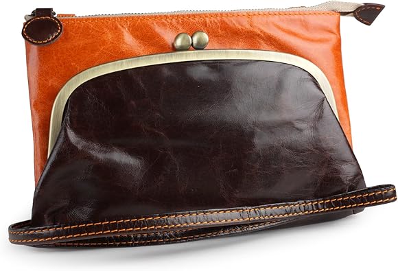 Amazon パッカパッカ お財布ポシェット お財布ショルダー 長財布 がま口 レディース スマホポーチ 軽い 軽量 ショルダー 馬革 本革 かわいい カラフル キュート Paccapacca スフレシリーズ チョコ オレンジ ショルダーバッグ Amazon パッカパッカ お財布ポシェット お財布ショルダー 長財布 がま口 レディース スマホポーチ 軽い 軽量 ショルダー 馬革 本革 かわいい カラフル キュート Paccapacca スフレシリーズ チョコ オレンジ ショルダーバッグ
