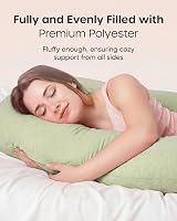 Nuliie Pregnancy Pillow U Shaped Full Body with Cooling Cover view 5