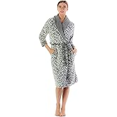 Casual Nights Women's Long Fleece Plush Robe Soft Feeling Bathrobe