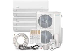 Senville 48000 BTU Five Zone Mini Split Air Conditioner Heat Pump SENA-48HF/F