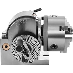 Vevor 5Inch 3 Jaw Chuck Dividing Head Set Precision