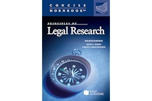 Principles of Legal Research (Concise Hornbook Series)