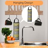 BDBF 2Pcs Black Plastic Bag Holder, Foldable Mesh Dispenser for Kitchen view 3