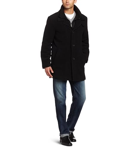 Theory Belvin Coat in Melton Texture, Black, X-Small at Amazon