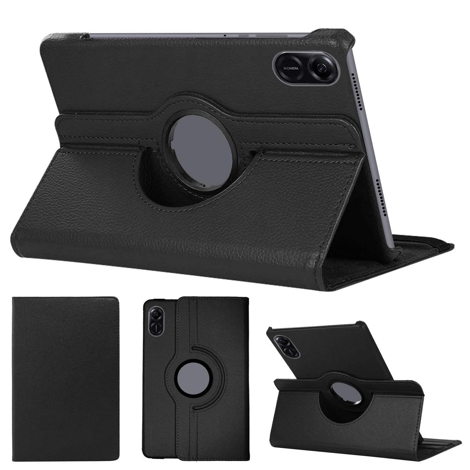 SWEIMEN Case for Honor Pad X8 Pro/Honor Pad X9 11.5 Inch Tablet, PU Leather Case 360° Rotatable Multi-Angle Protection Stand Protective Case