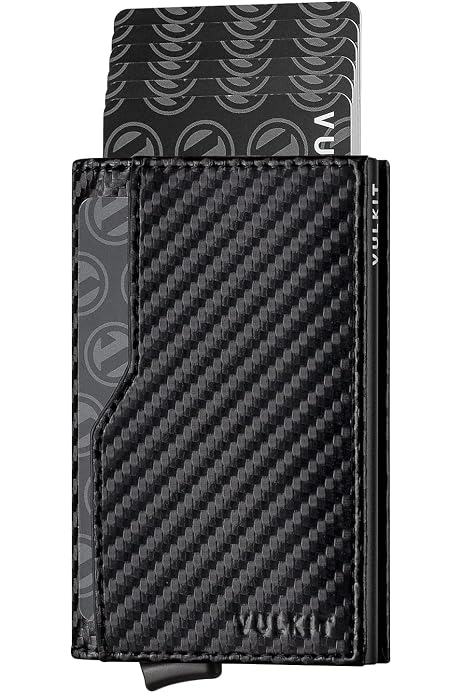 Slim Men's Wallet Front Pocket - Genuine Leather RFID Blocking 6 Card Holder With Money Clip - View #11