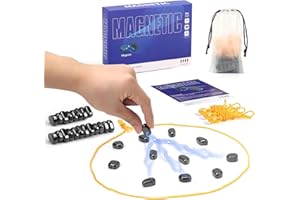LHROZE Magnetic Chess Game,32 Stones, 3 String & Portable Storage Bag, Strategy Board Game for Family Night, Use for Kids Adults (Age 9+)