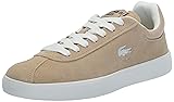Lacoste Women's BASESHOT Sneaker, LT BRW/Off WHT, 8.5