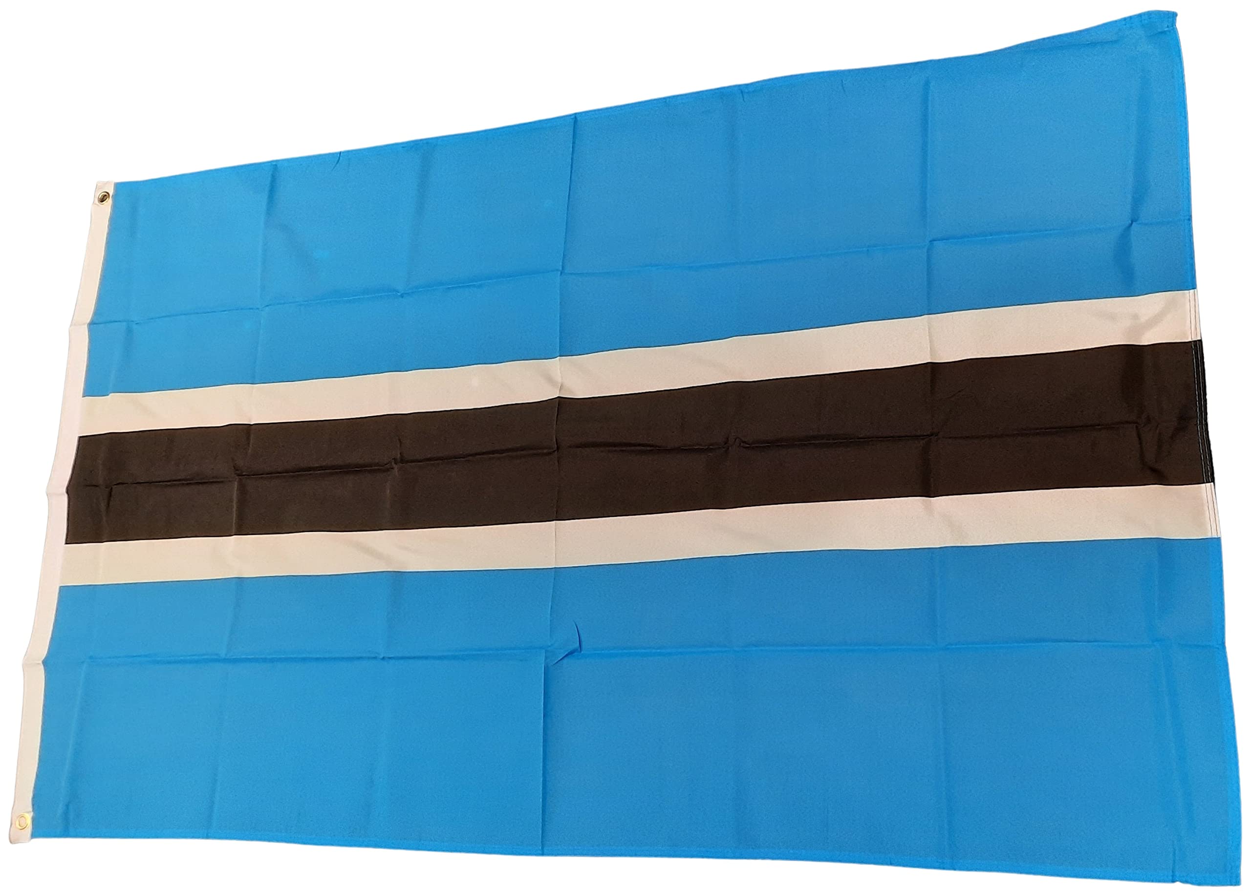 NWFlags Botswana Flag 5ft x 3ft 75d Premium Polyester Suitable For Flagpoles | Strong Polyester 5x3 foot material flag with Eyelets