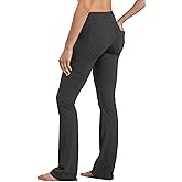 Fishers Finery Women's Ecofabric Classic Bootcut Yoga Pant; Back Pockets